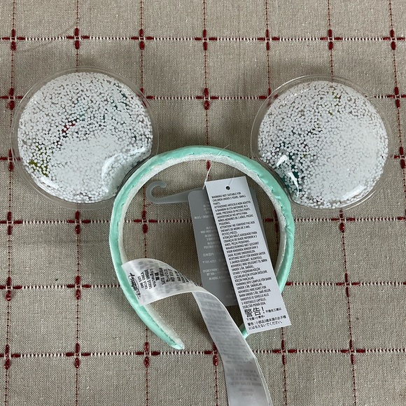 Walt Disney World Mickey & Minnie Snow Globe Ears Disney Mickey Ear Headband New - Picture 5 of 6